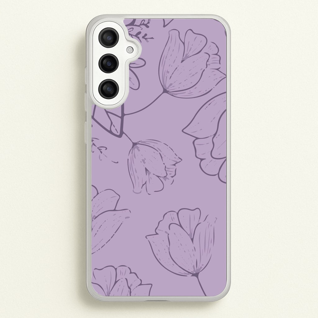 Tulips - Foliage - Foliage Phone Case for Galaxy A36