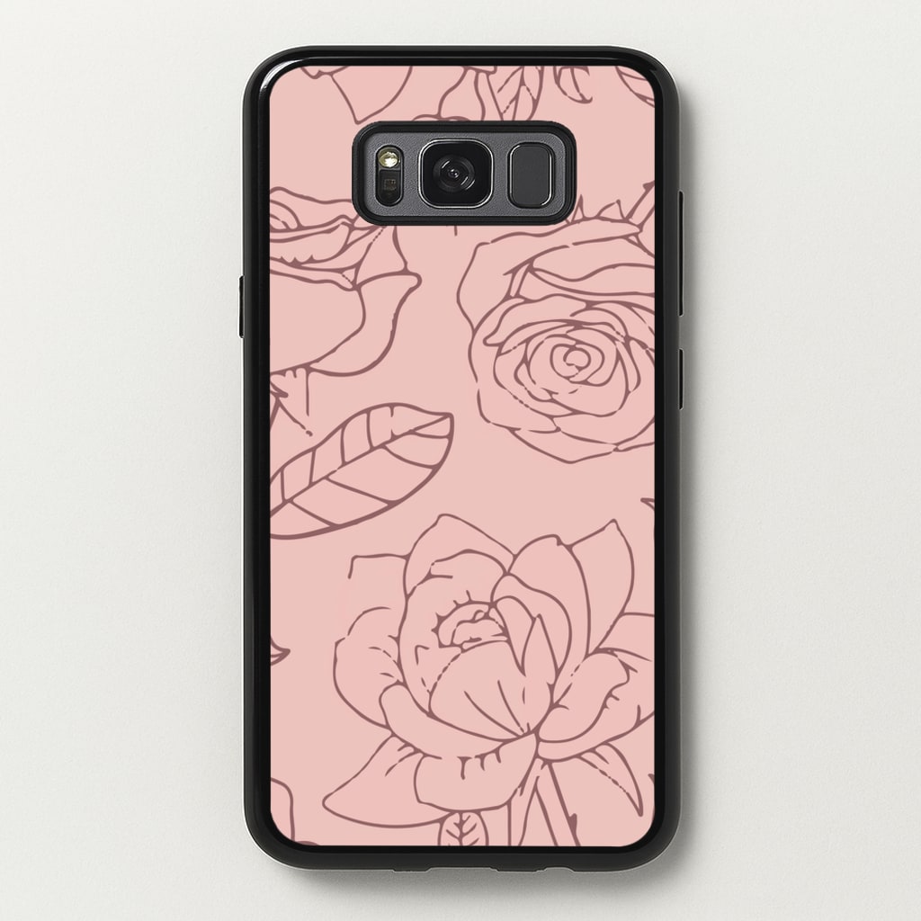 Roses - Foliage - Foliage Phone Case for Galaxy S8