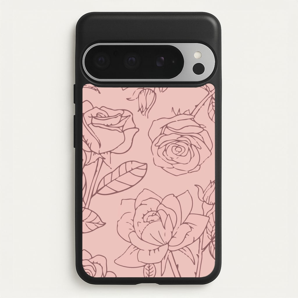 Roses - Foliage - Foliage Phone Case for Google Pixel 9 Pro XL