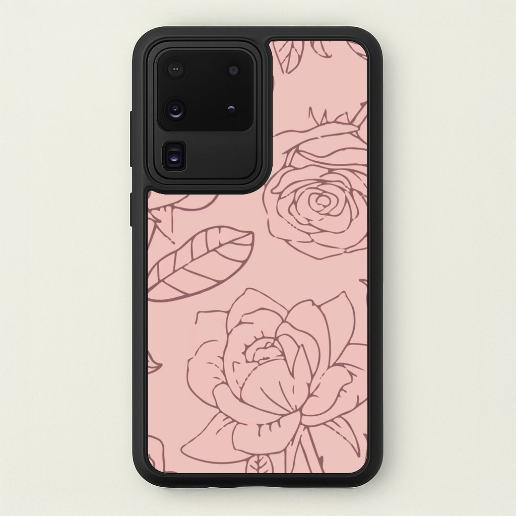 Roses - Foliage - Foliage Phone Case for Galaxy S20 Ultra