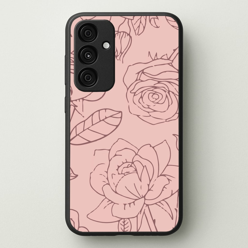 Roses - Foliage - Foliage Phone Case for Galaxy A15