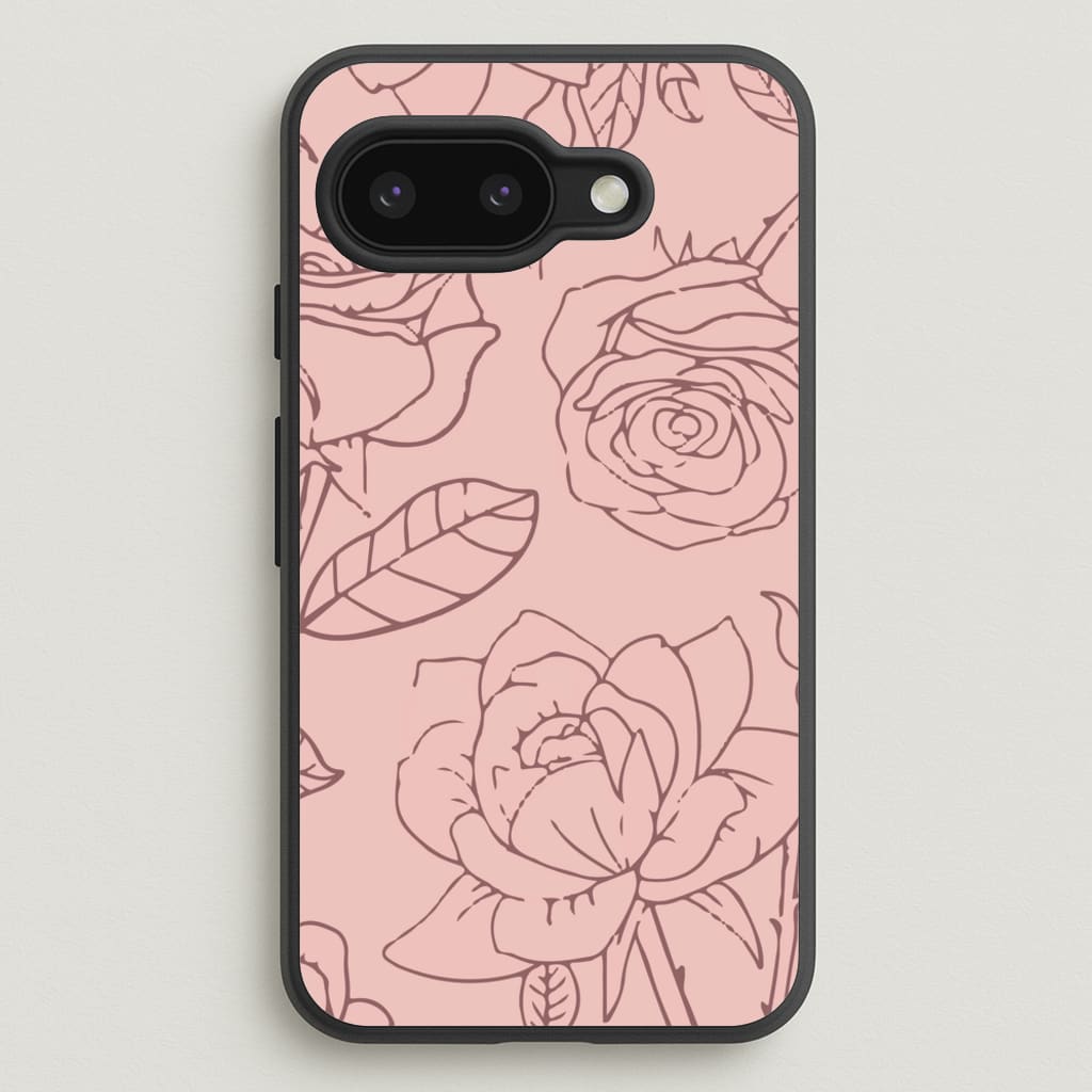 Roses - Foliage - Foliage Phone Case for Google Pixel 9a