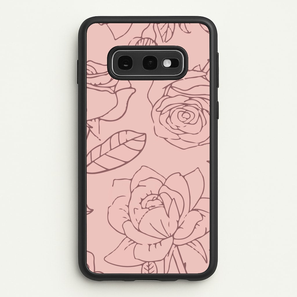 Roses - Foliage - Foliage Phone Case for Galaxy S10e