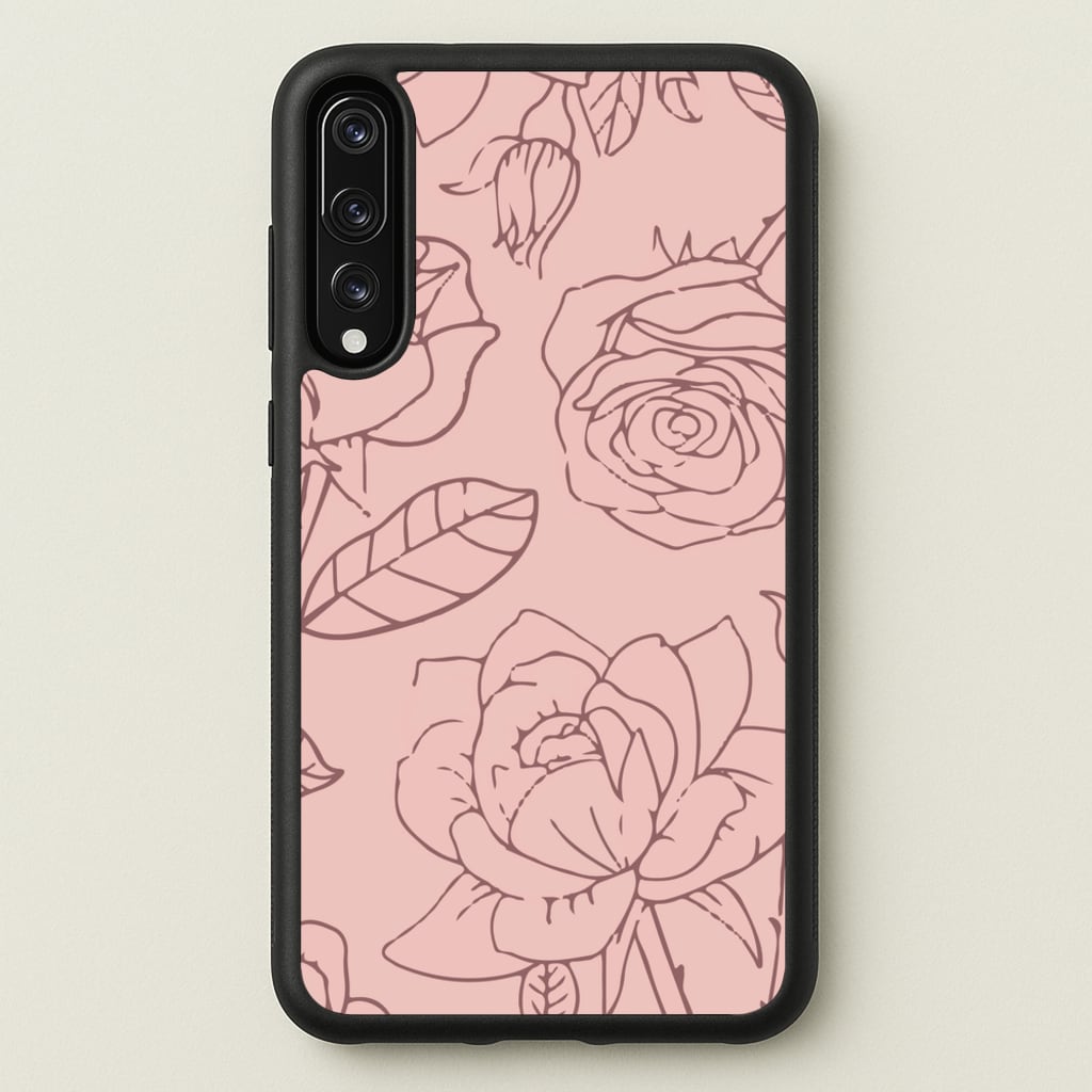 Roses - Foliage - Foliage Phone Case for Huawei P20 Pro