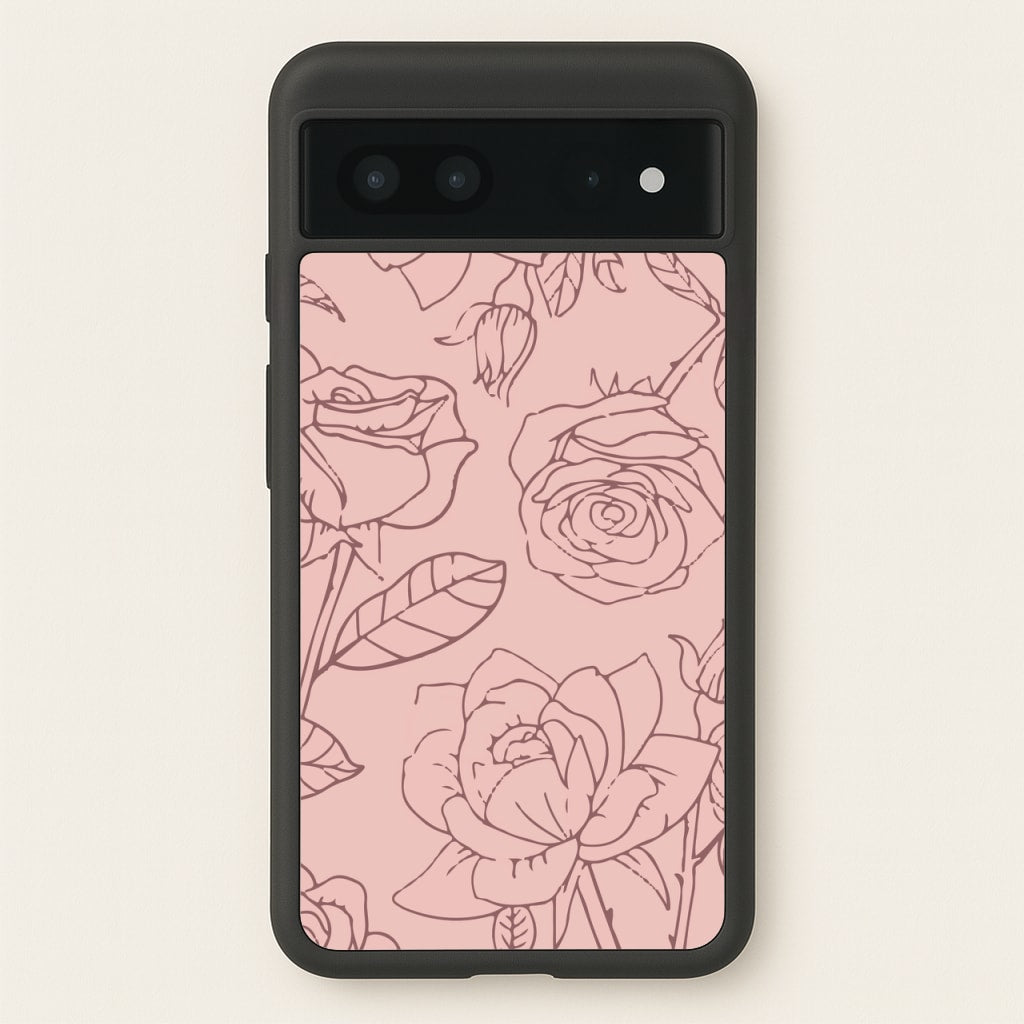 Roses - Foliage - Foliage Phone Case for Google Pixel 7