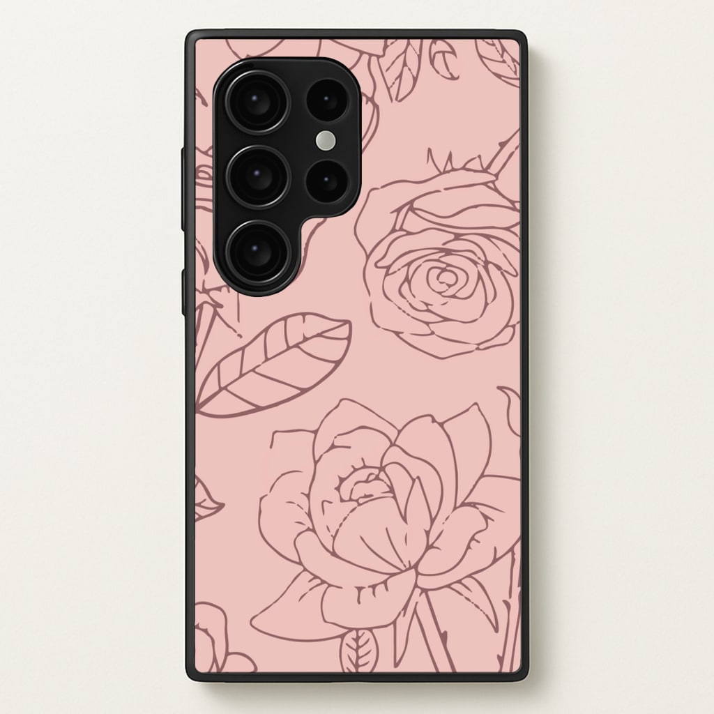 Roses - Foliage - Foliage Phone Case for Galaxy S24 Ultra