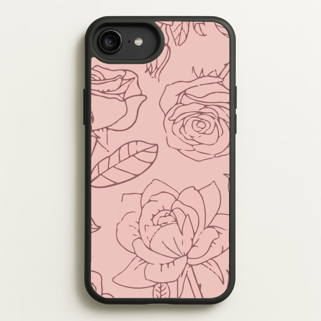 Roses - Foliage - Foliage Phone Case for iPhone 6 Plus / 7 Plus / 8 Plus