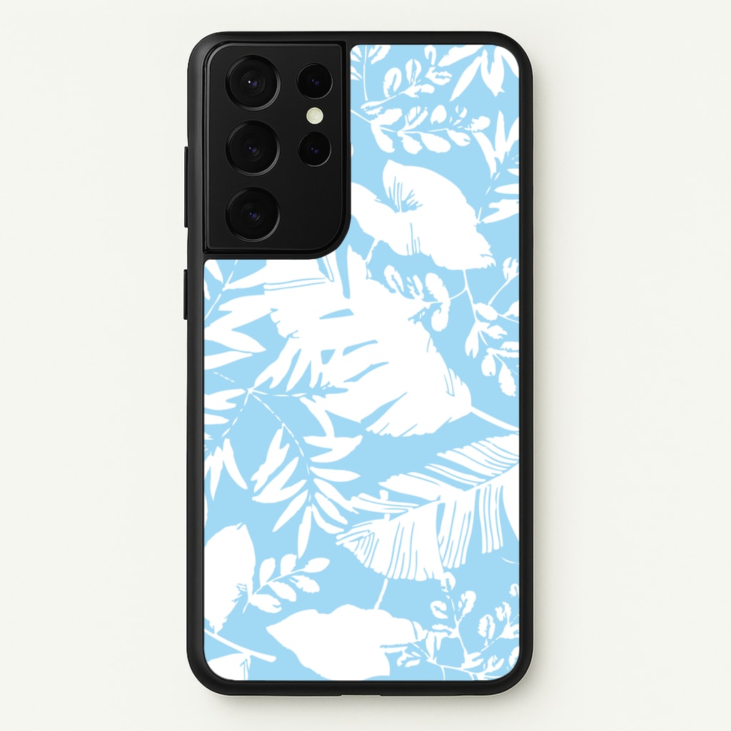 Leaf Pattern - Foliage - Foliage Phone Case for Galaxy S21 Ultra