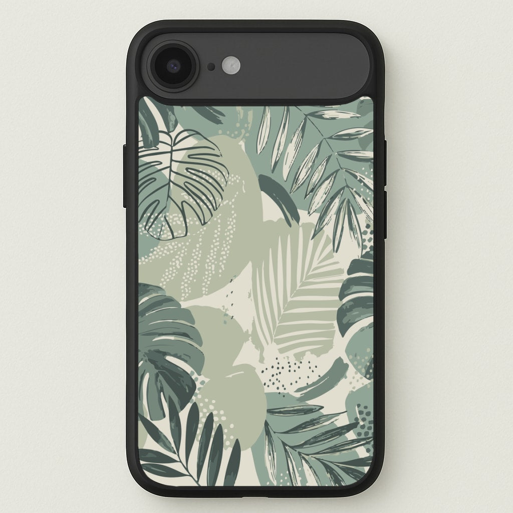 Green Leaf Pattern - Foliage Phone Case for iPhone 17 Air