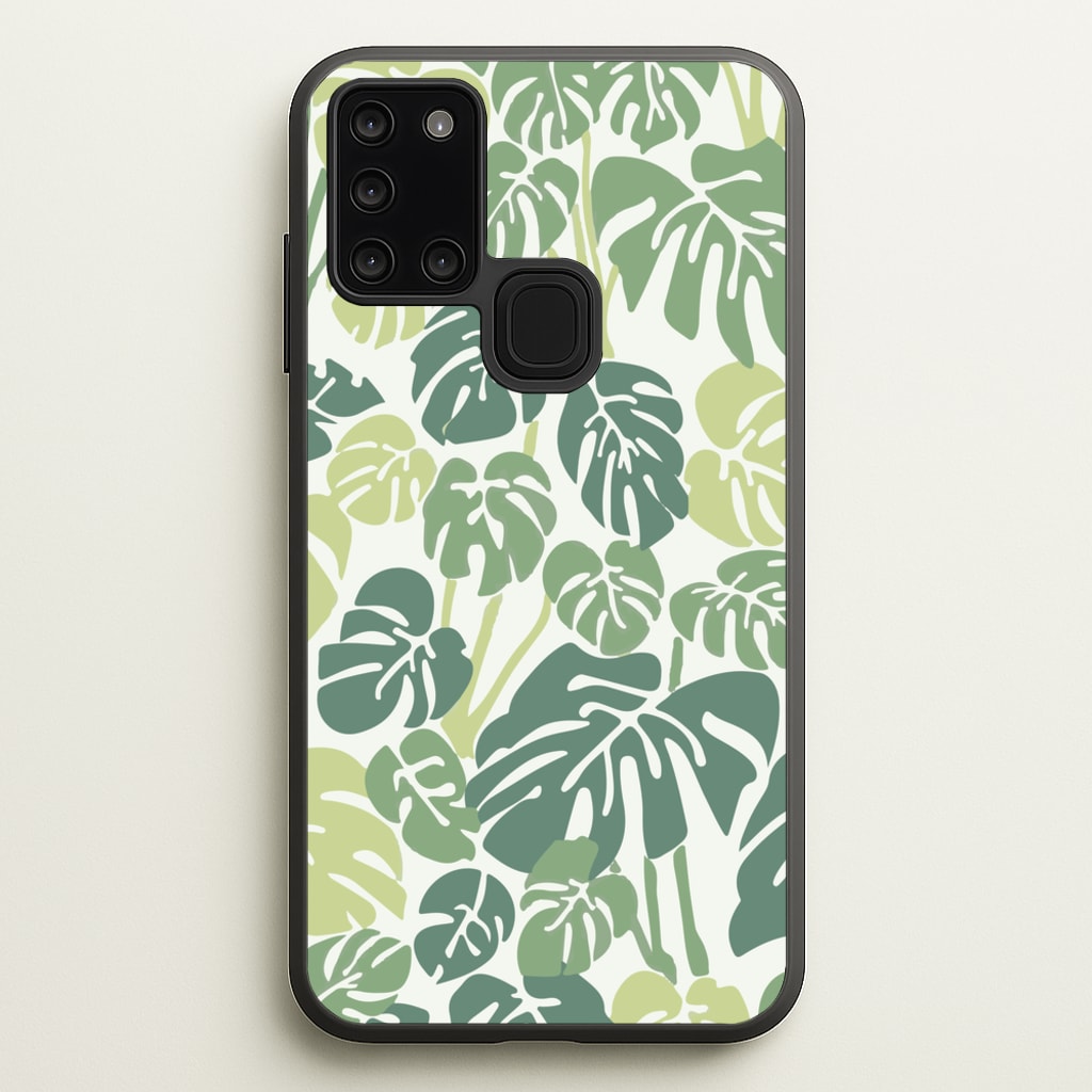 Palm - Foliage - Foliage Phone Case for Galaxy A21s