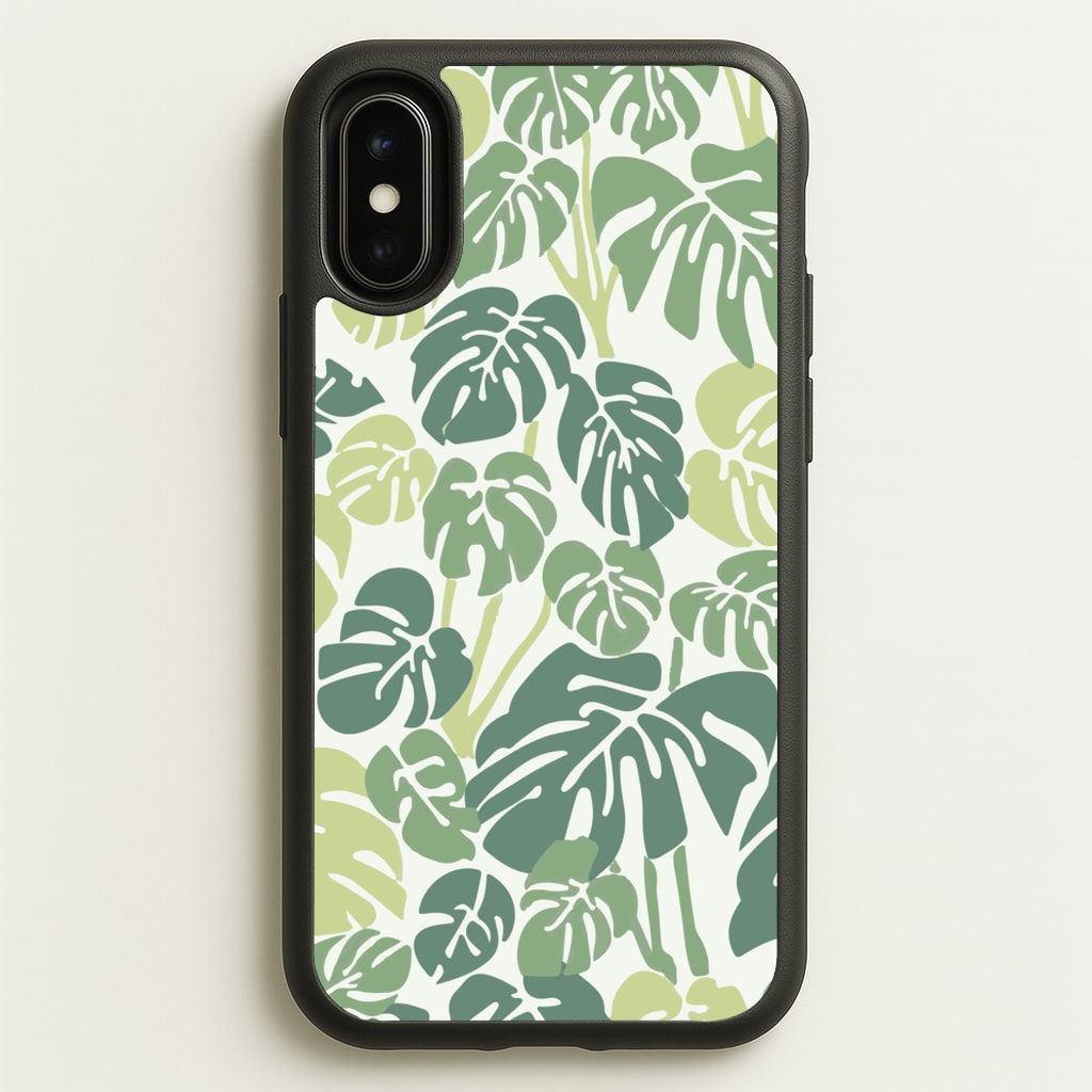 Palm - Foliage - Foliage Phone Case for iPhone X / XS