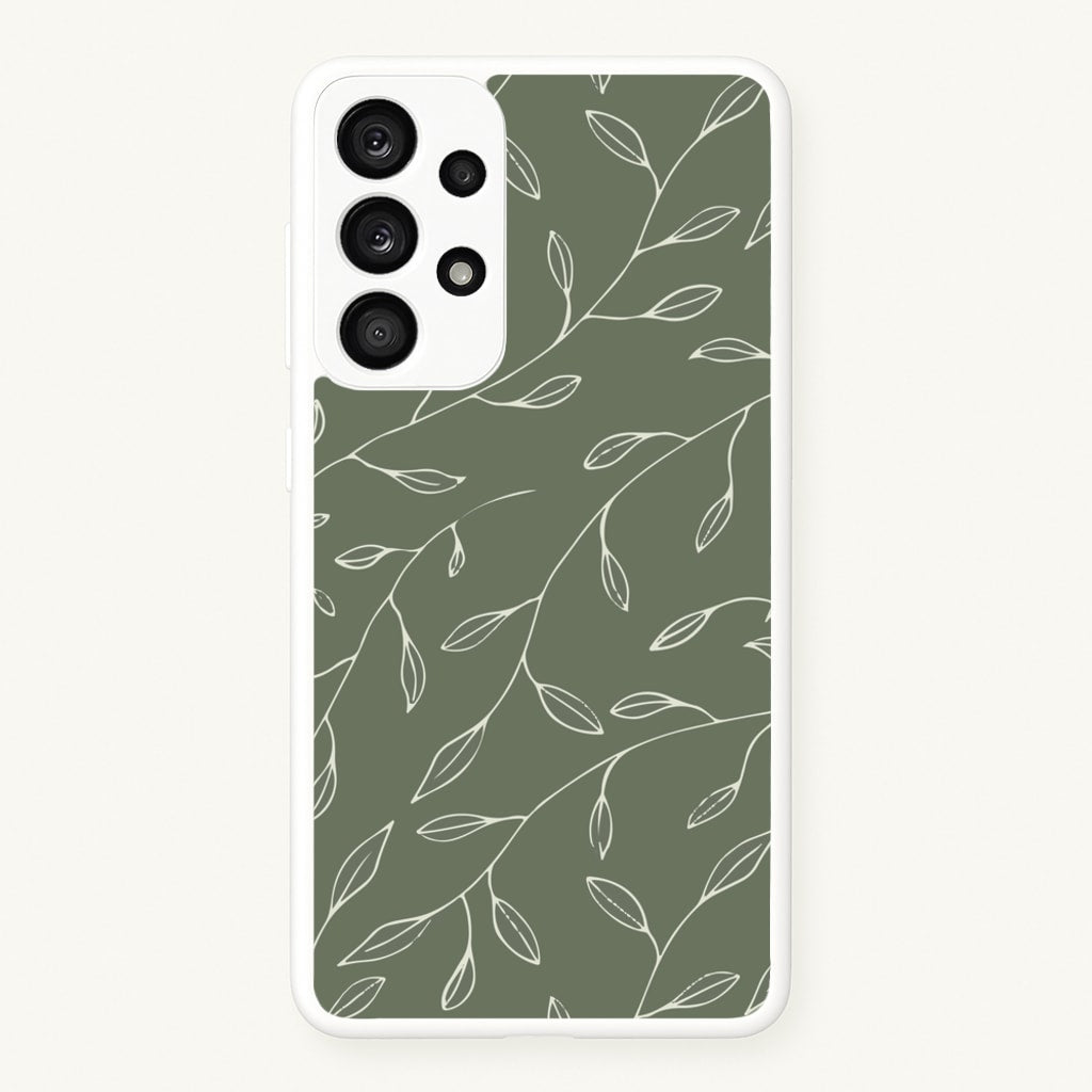 Thin Leaves - Foliage - Foliage Phone Case for Galaxy A53