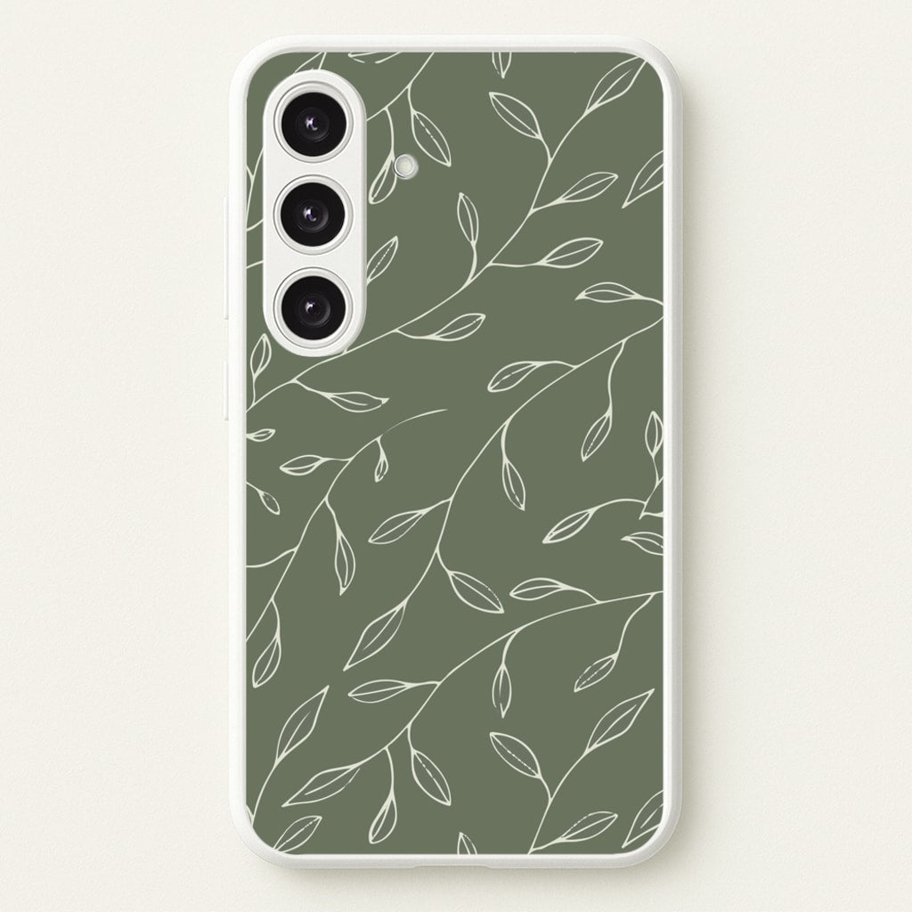 Thin Leaves - Foliage - Foliage Phone Case for Galaxy S24