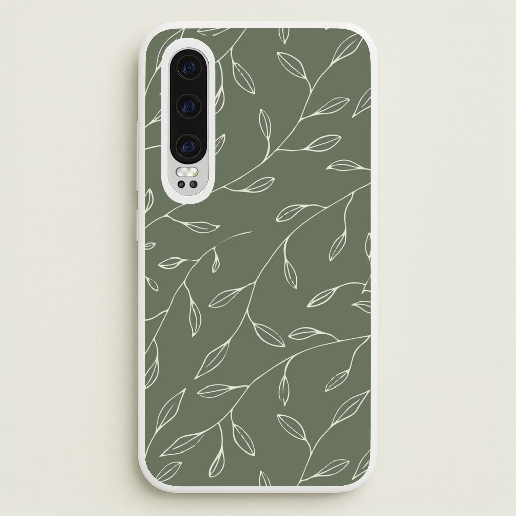 Thin Leaves - Foliage - Foliage Phone Case for Huawei P30