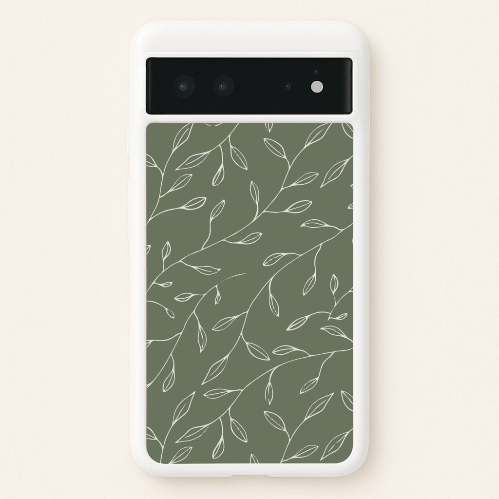 Thin Leaves - Foliage - Foliage Phone Case for Google Pixel 6