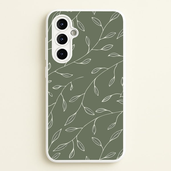 Thin Leaves - Foliage - Foliage Phone Case for Galaxy A54