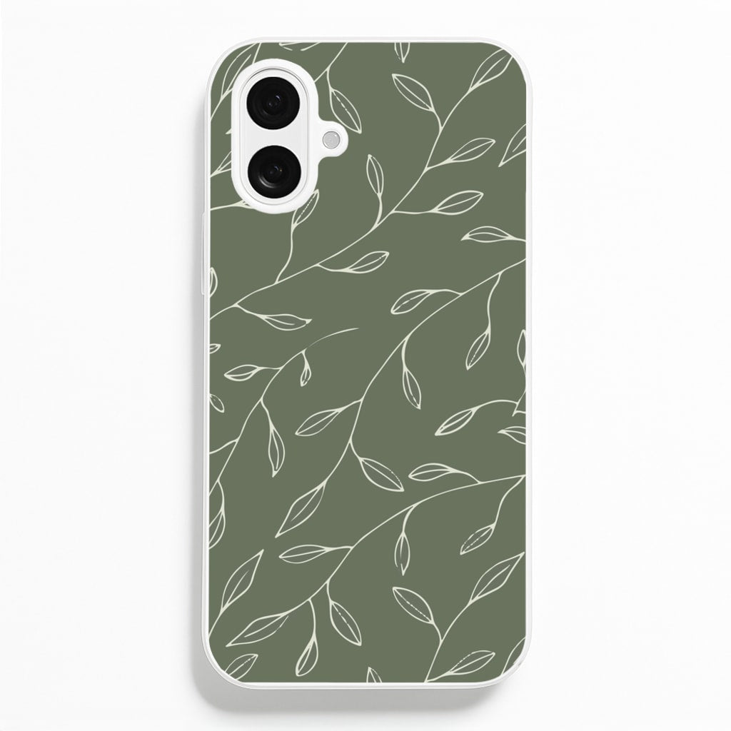 Thin Leaves - Foliage - Foliage Phone Case for iPhone 16 Plus