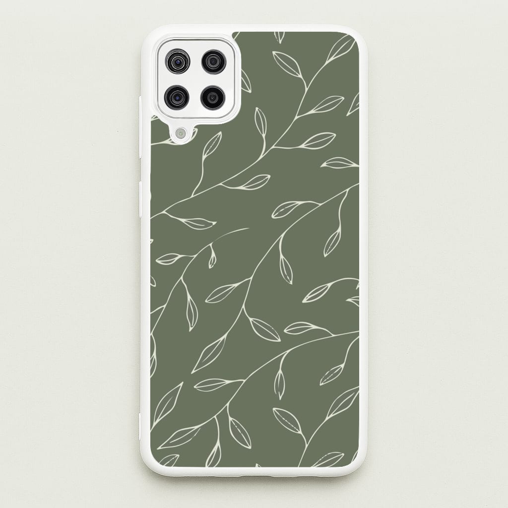 Thin Leaves - Foliage - Foliage Phone Case for Galaxy A12