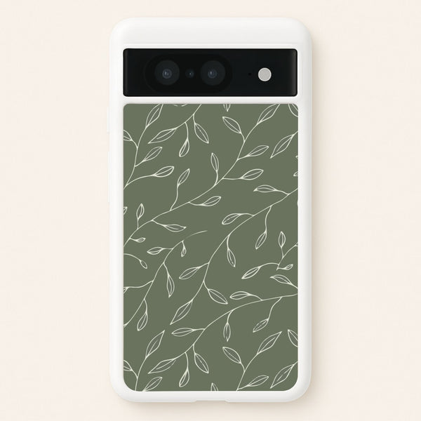 Thin Leaves - Foliage - Foliage Phone Case for Google Pixel 8