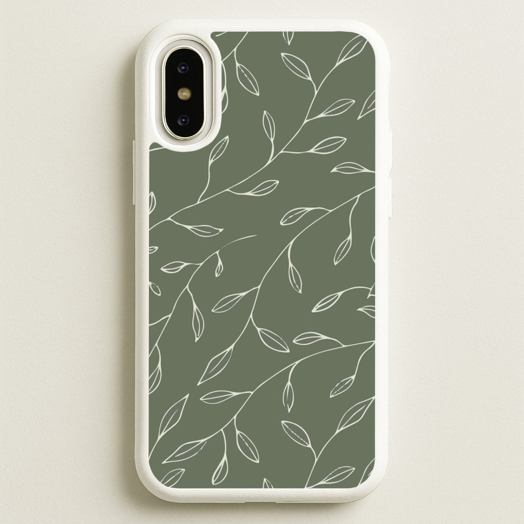 Thin Leaves - Foliage - Foliage Phone Case for iPhone X / XS