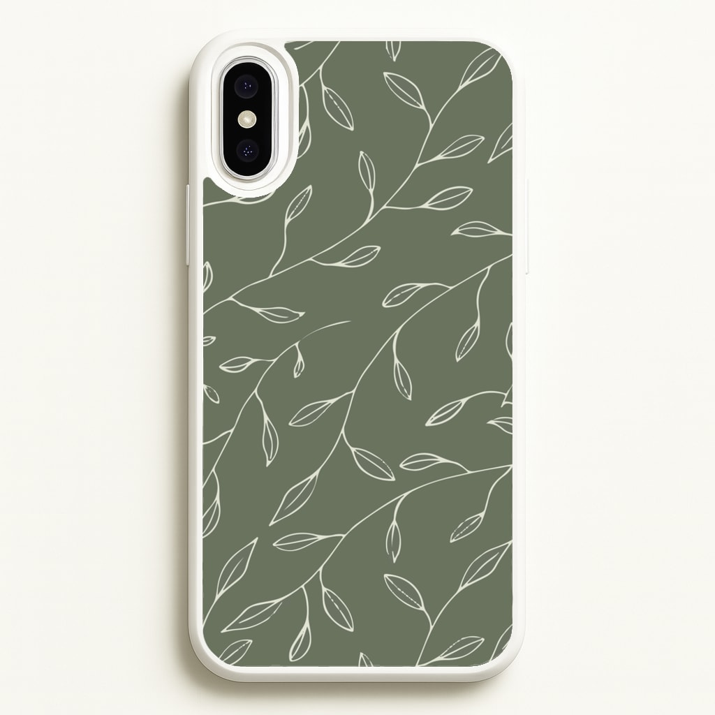Thin Leaves - Foliage - Foliage Phone Case for iPhone XS Max