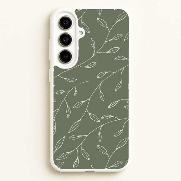 Thin Leaves - Foliage - Foliage Phone Case for Galaxy A56