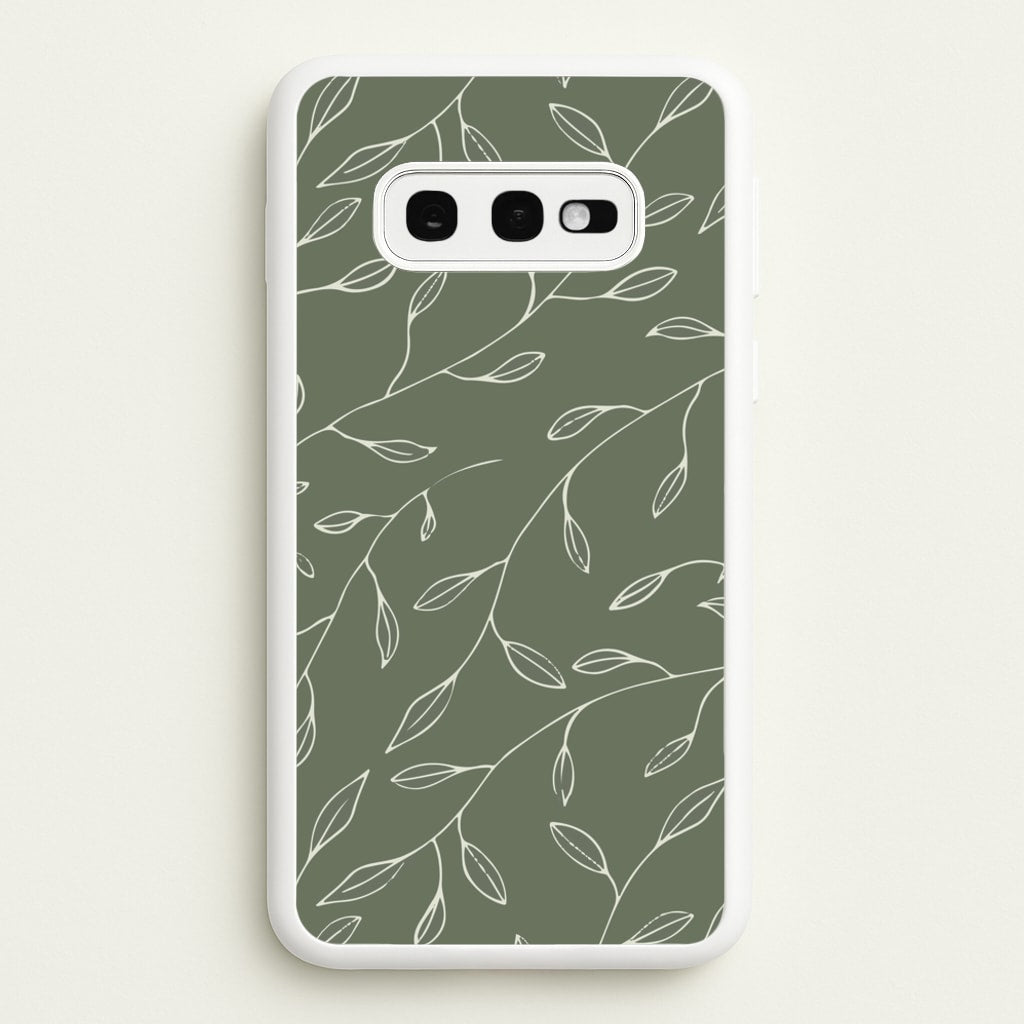 Thin Leaves - Foliage - Foliage Phone Case for Galaxy S10e