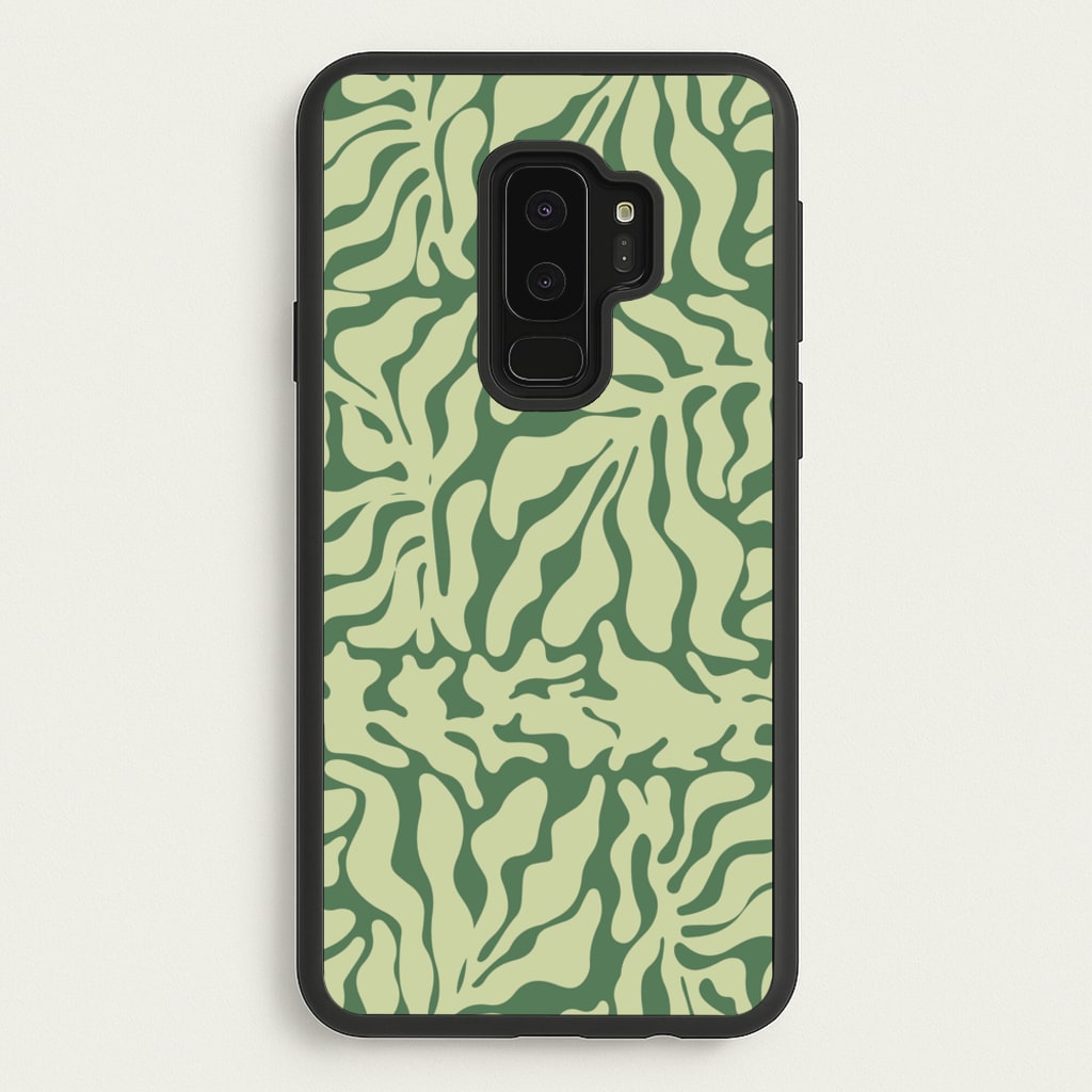 Light Green Leaf - Foliage - Foliage Phone Case for Galaxy S9 Plus