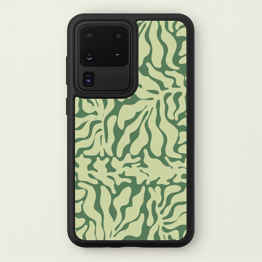 Light Green Leaf - Foliage - Foliage Phone Case for Galaxy S20 Ultra