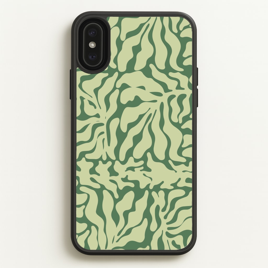 Light Green Leaf - Foliage - Foliage Phone Case for iPhone XS Max