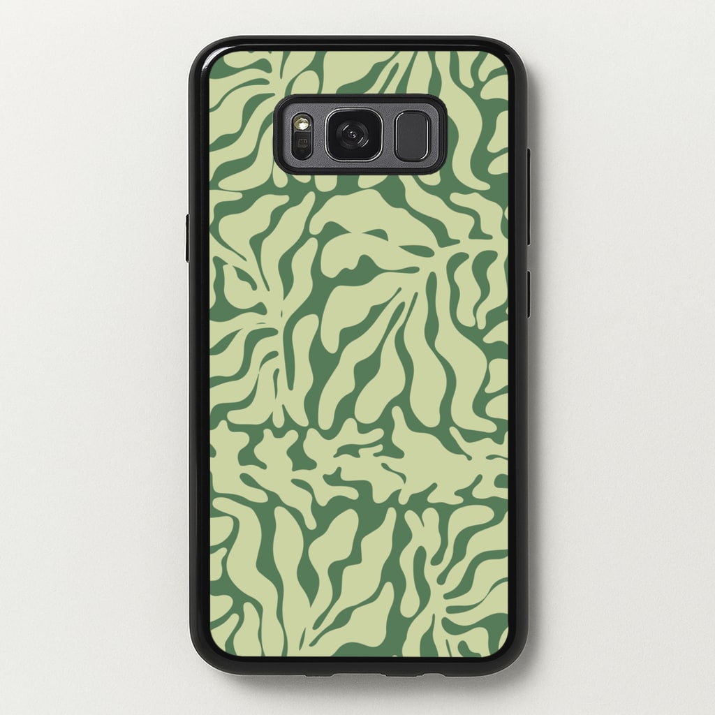 Light Green Leaf - Foliage - Foliage Phone Case for Galaxy S8 Plus