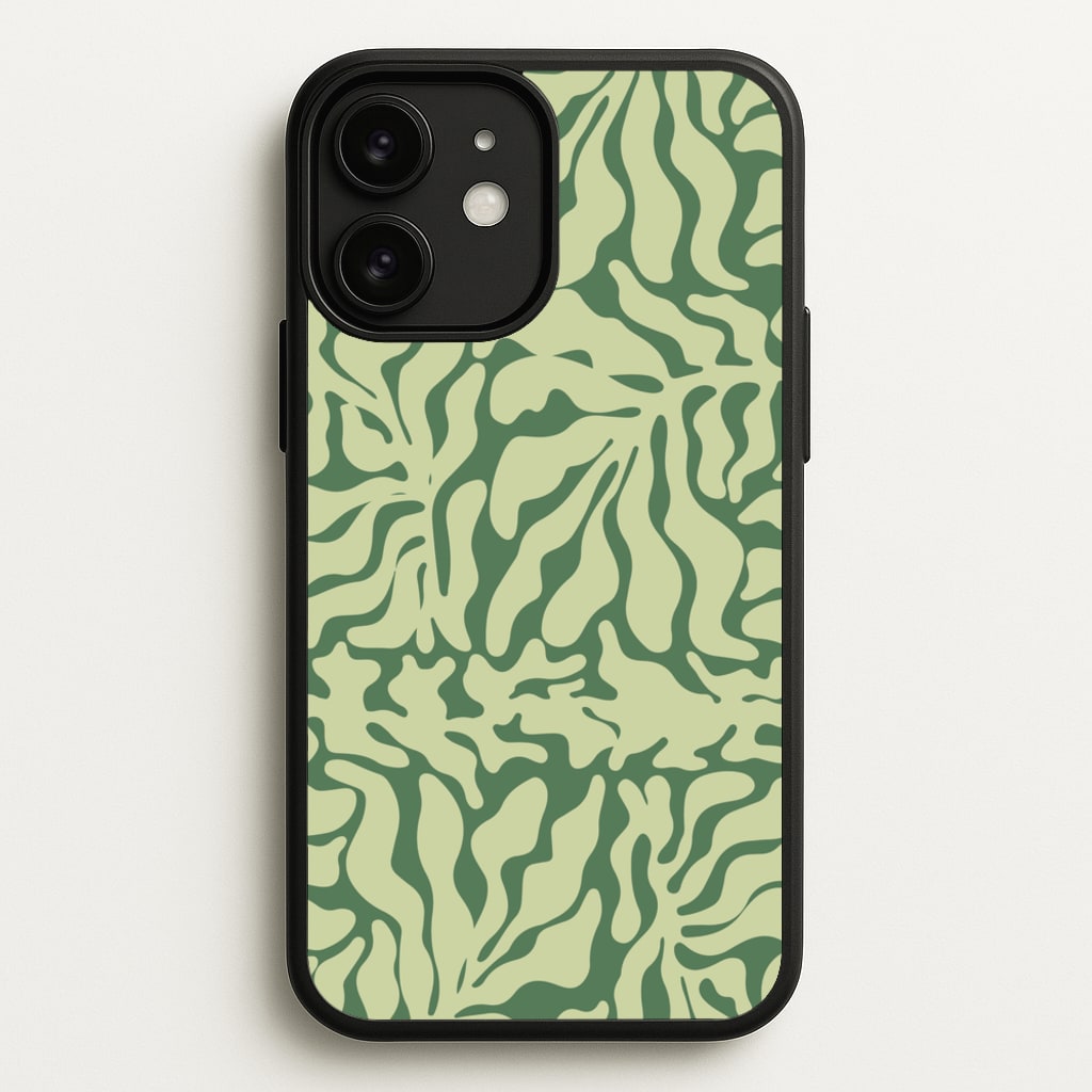 Light Green Leaf - Foliage - Foliage Phone Case for iPhone 11