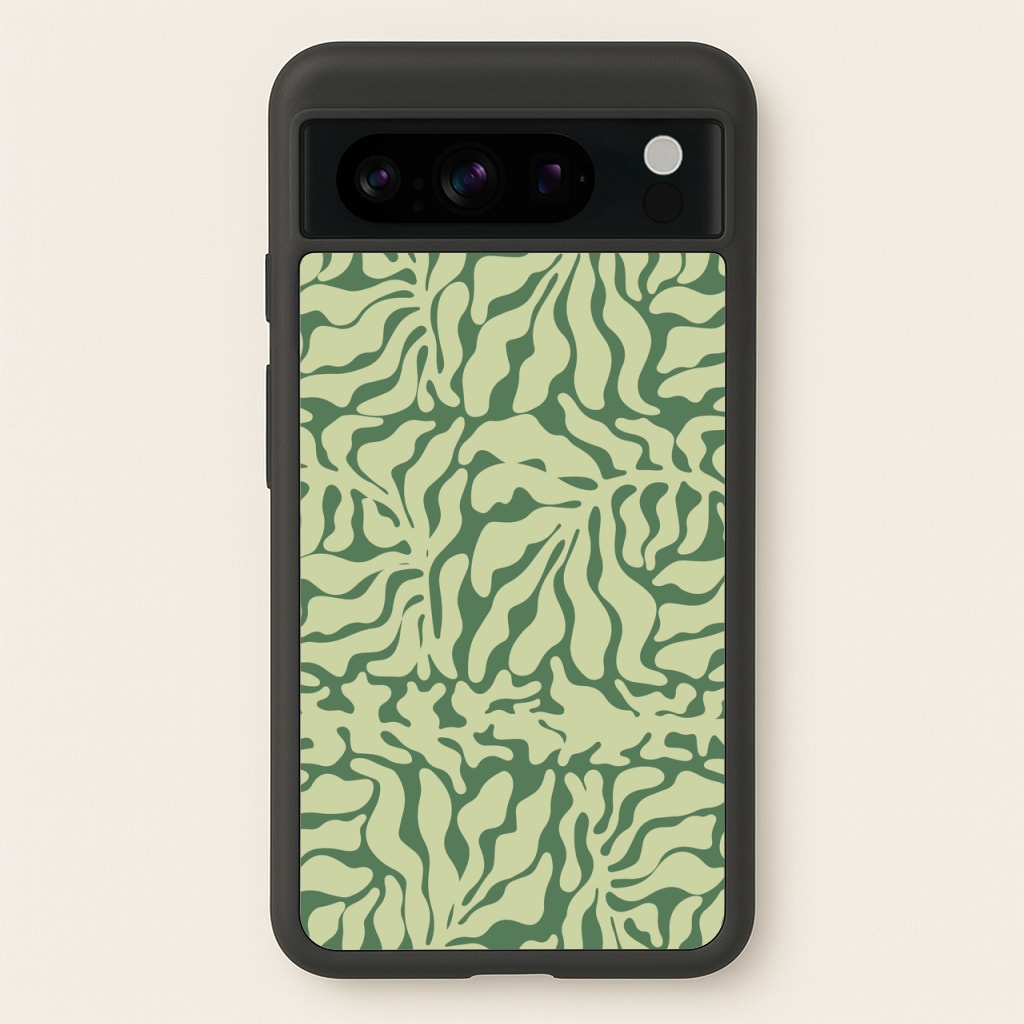Light Green Leaf - Foliage - Foliage Phone Case for Google Pixel 8 Pro