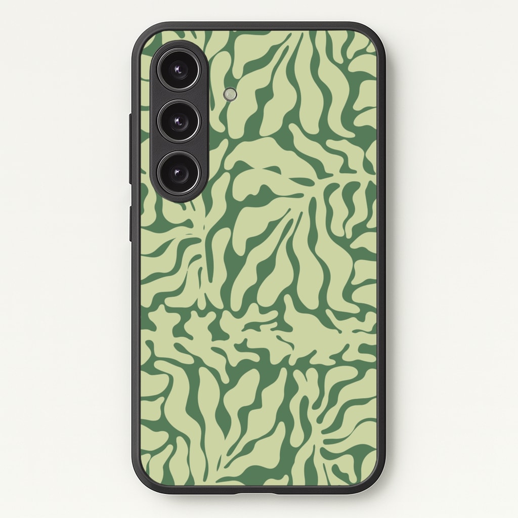 Light Green Leaf - Foliage  - Foliage Phone Case for Galaxy S24 Plus