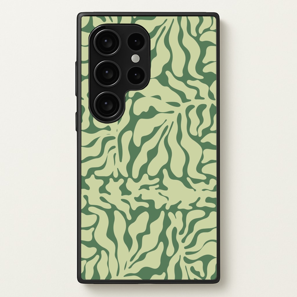 Light Green Leaf - Foliage - Foliage Phone Case for Galaxy S24 Ultra