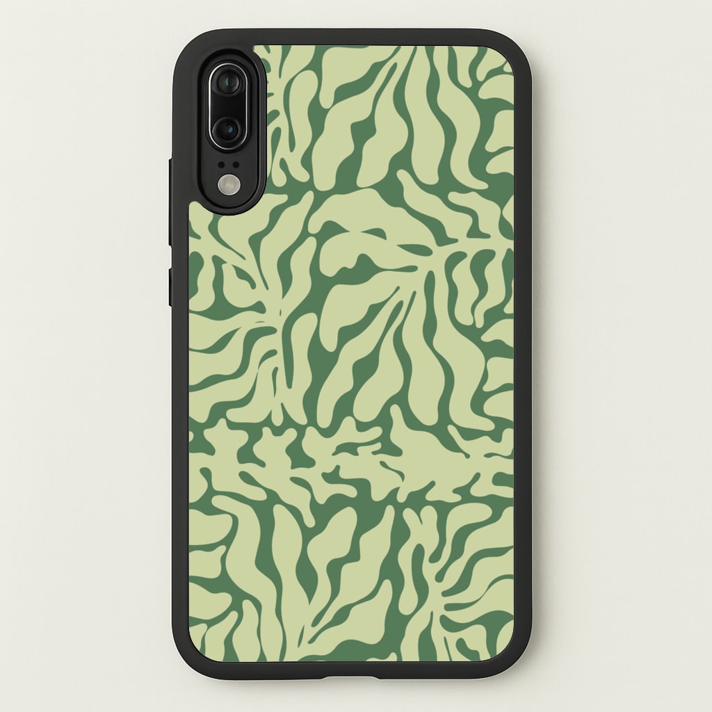Light Green Leaf - Foliage  - Foliage Phone Case for Huawei P20