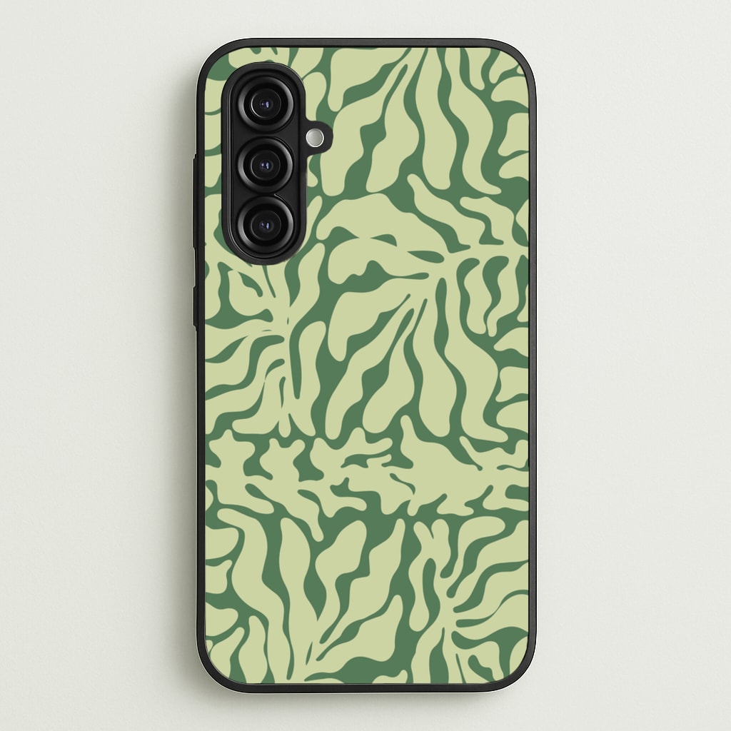 Light Green Leaf - Foliage - Foliage Phone Case for Galaxy A16