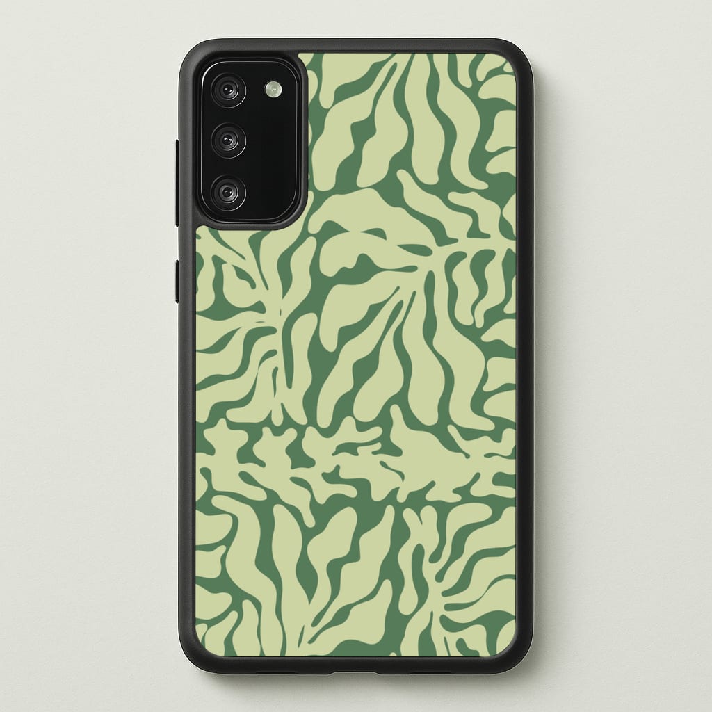Light Green Leaf - Foliage  - Foliage Phone Case for Galaxy S20