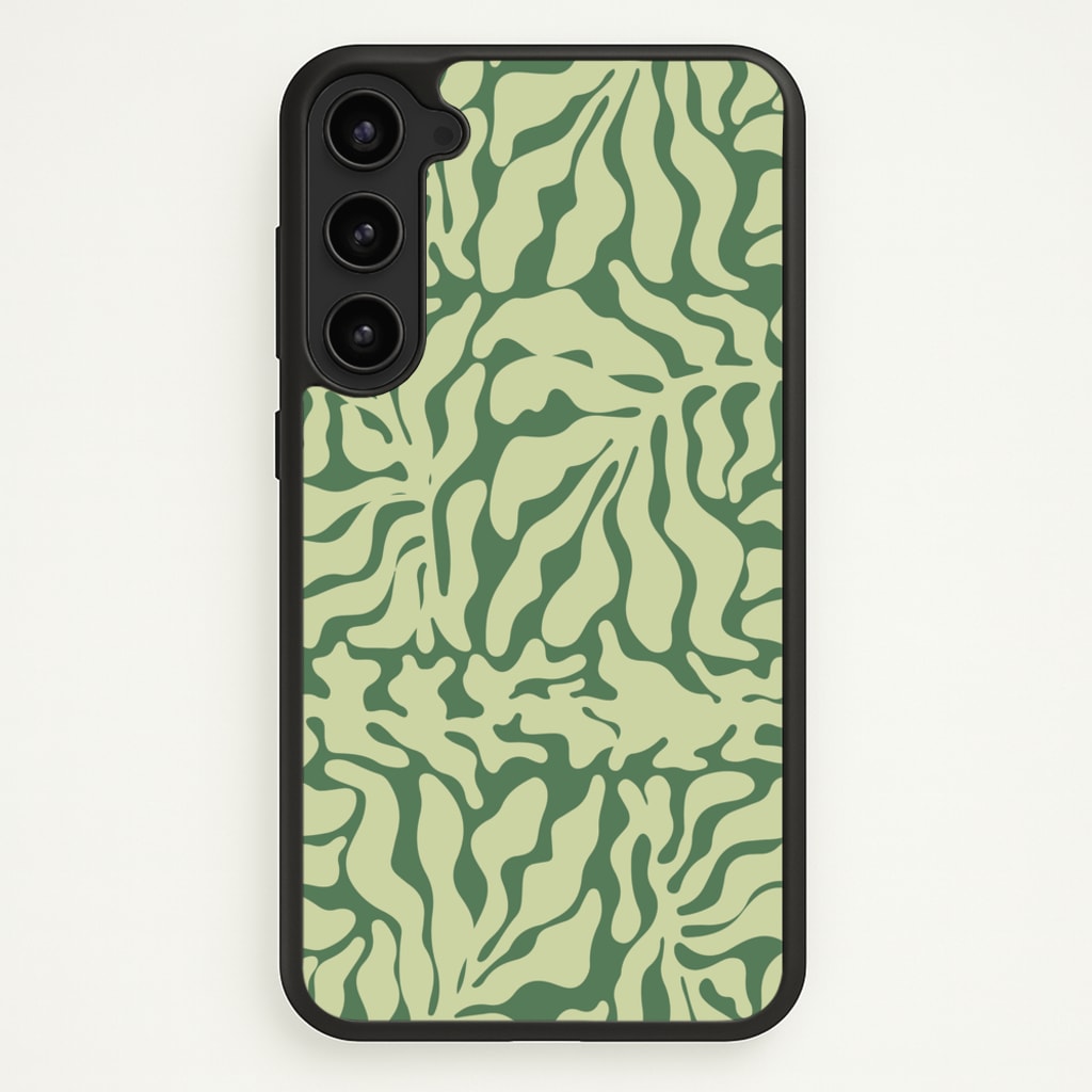 Light Green Leaf - Foliage - Foliage Phone Case for Galaxy S23