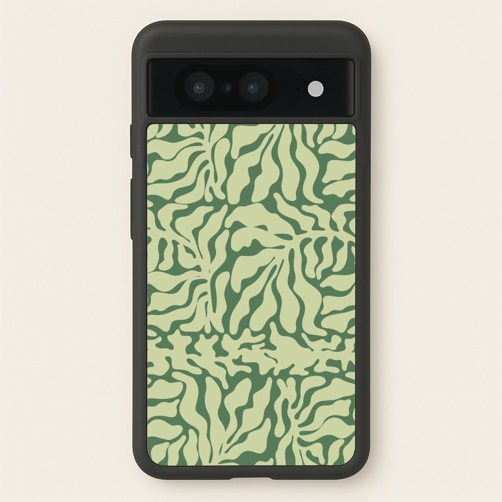 Light Green Leaf - Foliage - Foliage Phone Case for Google Pixel 8