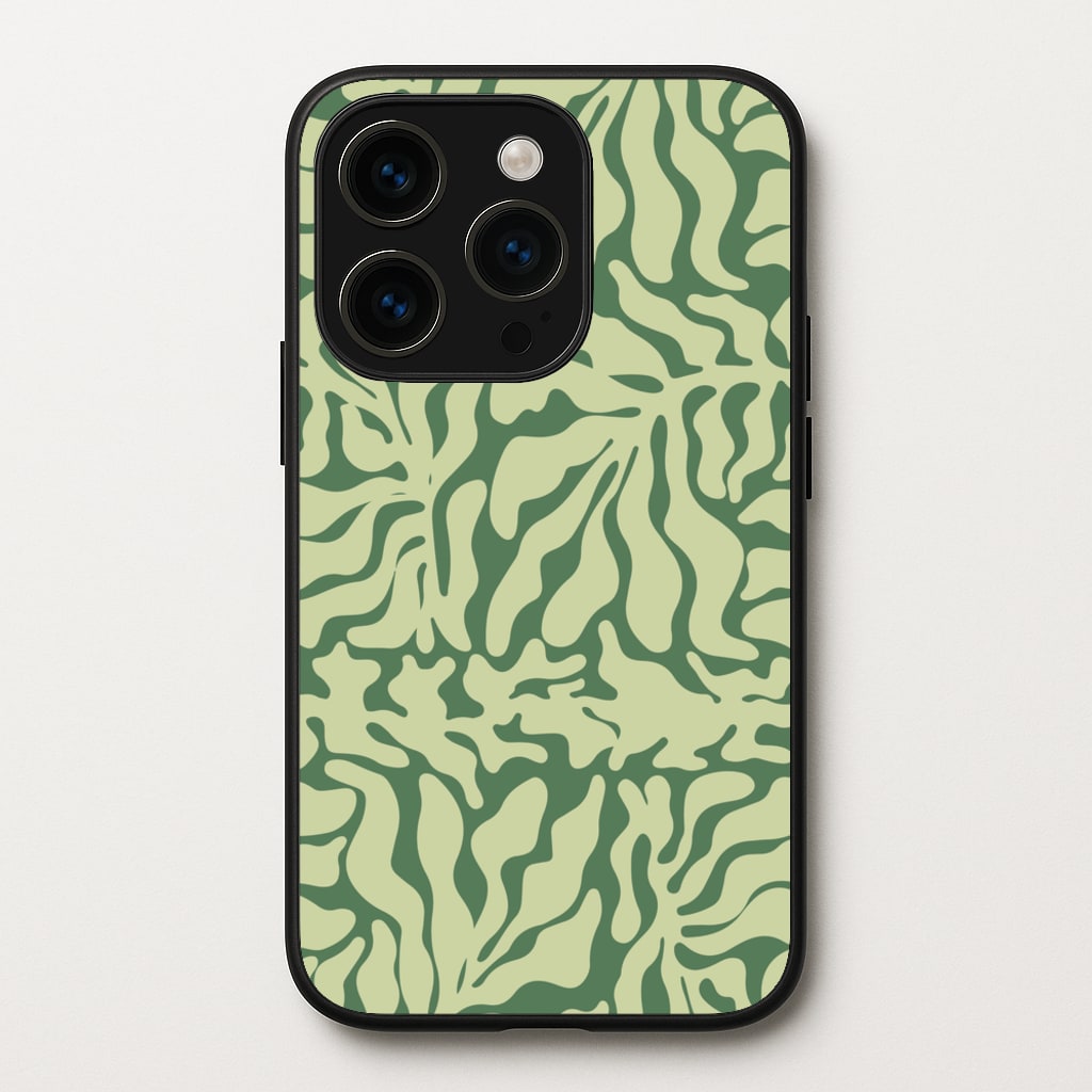 Light Green Leaf - Foliage  - Foliage Phone Case for iPhone 15 Pro