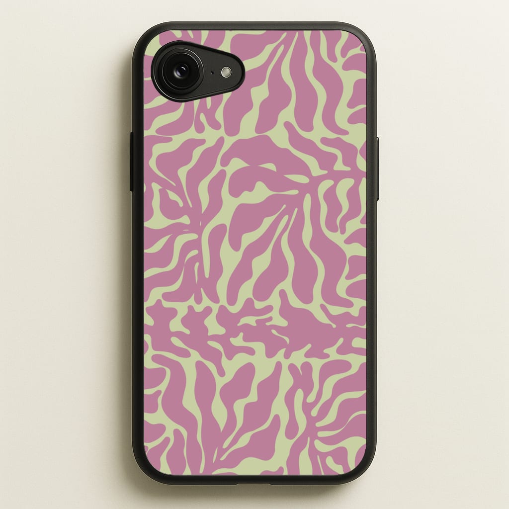 Pink Leaves - Foliage - Foliage Phone Case for iPhone 16e