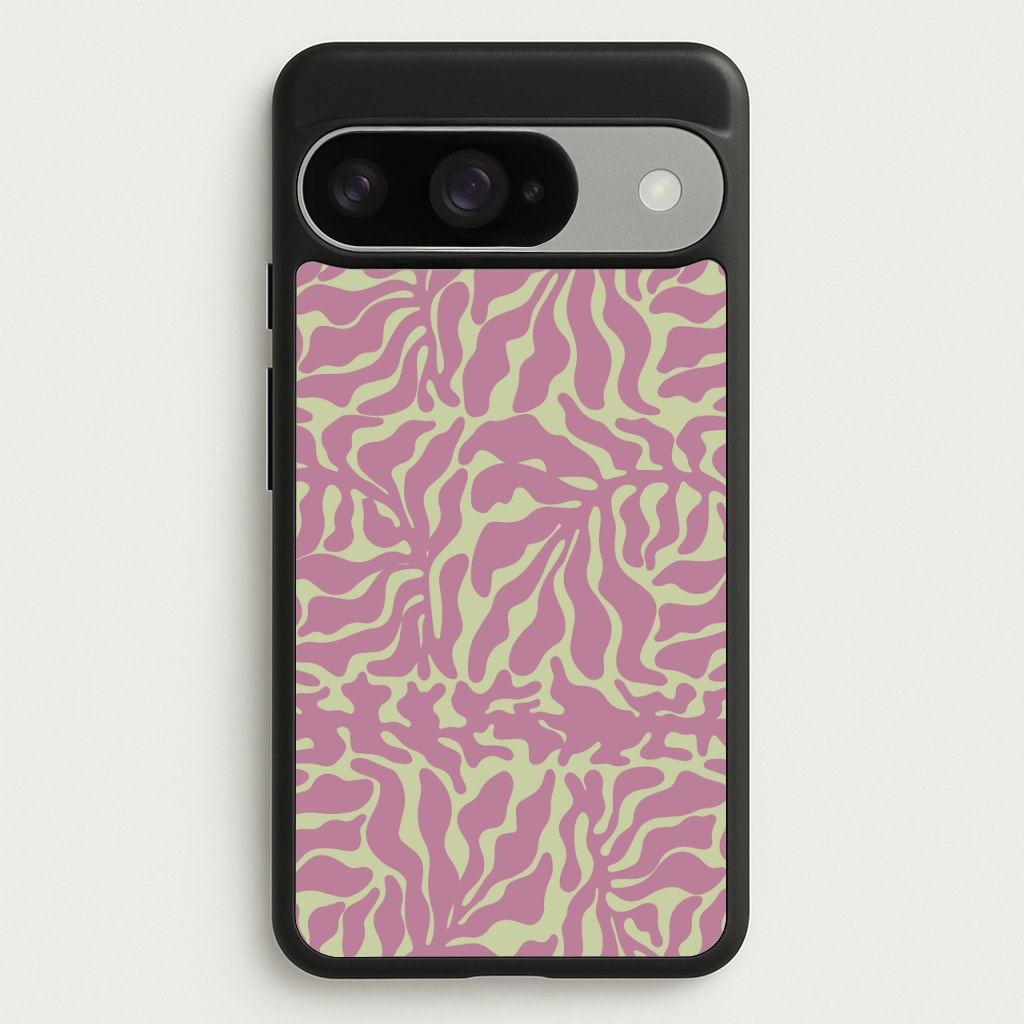 Pink Leaves - Foliage Phone Case for Google Pixel 10 / 10 Pro