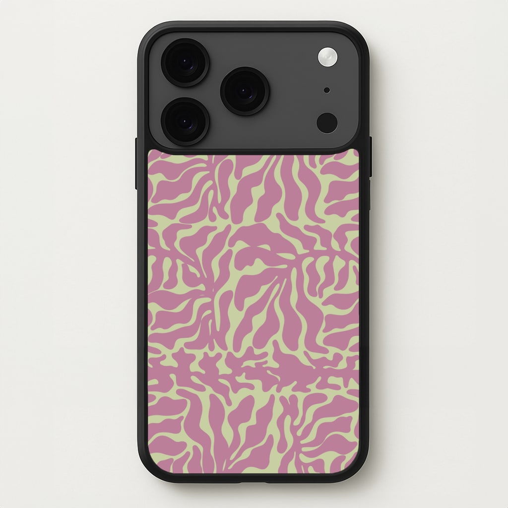 Pink Leaves - Foliage Phone Case for iPhone 17 Pro