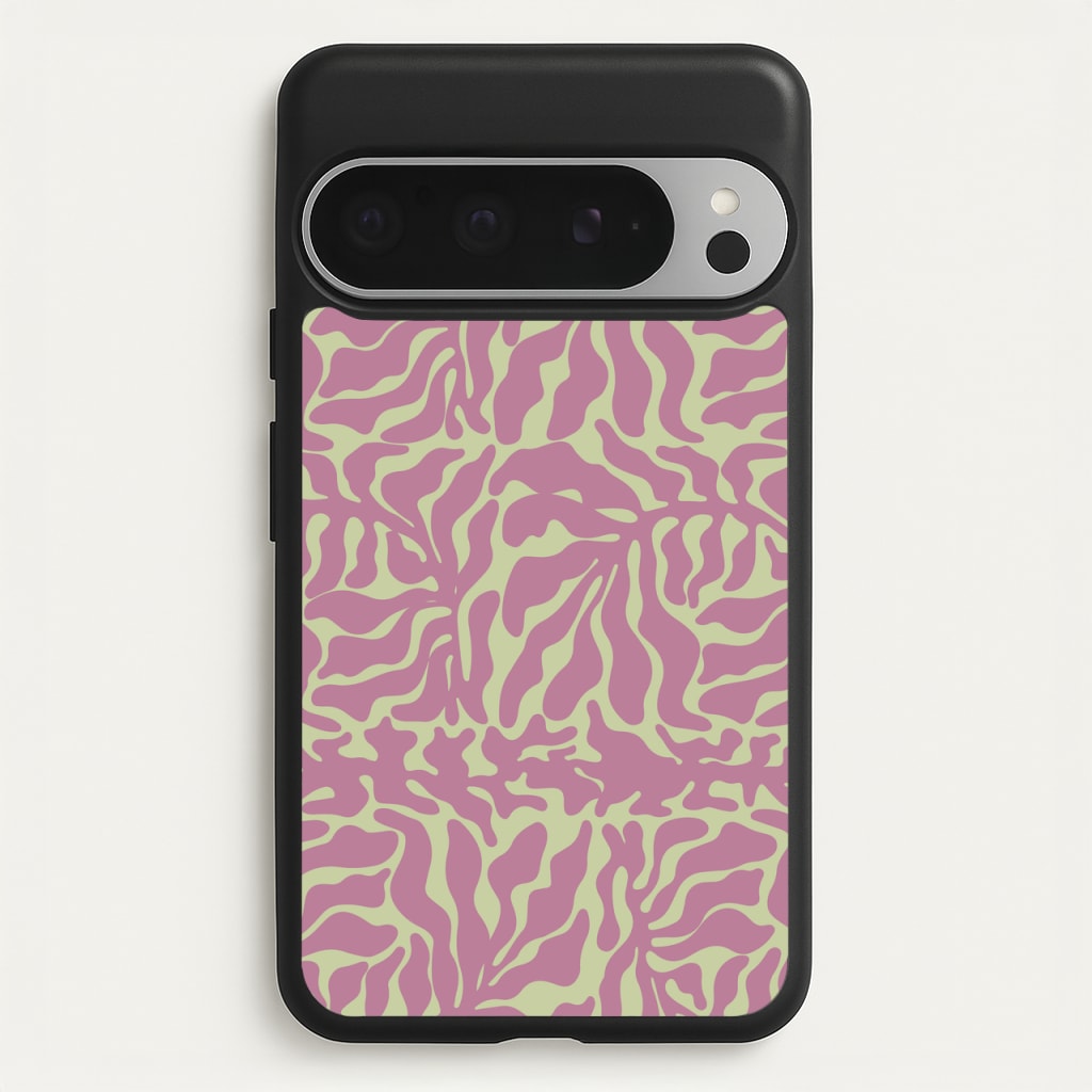 Pink Leaves - Foliage - Foliage Phone Case for Google Pixel 9 Pro XL