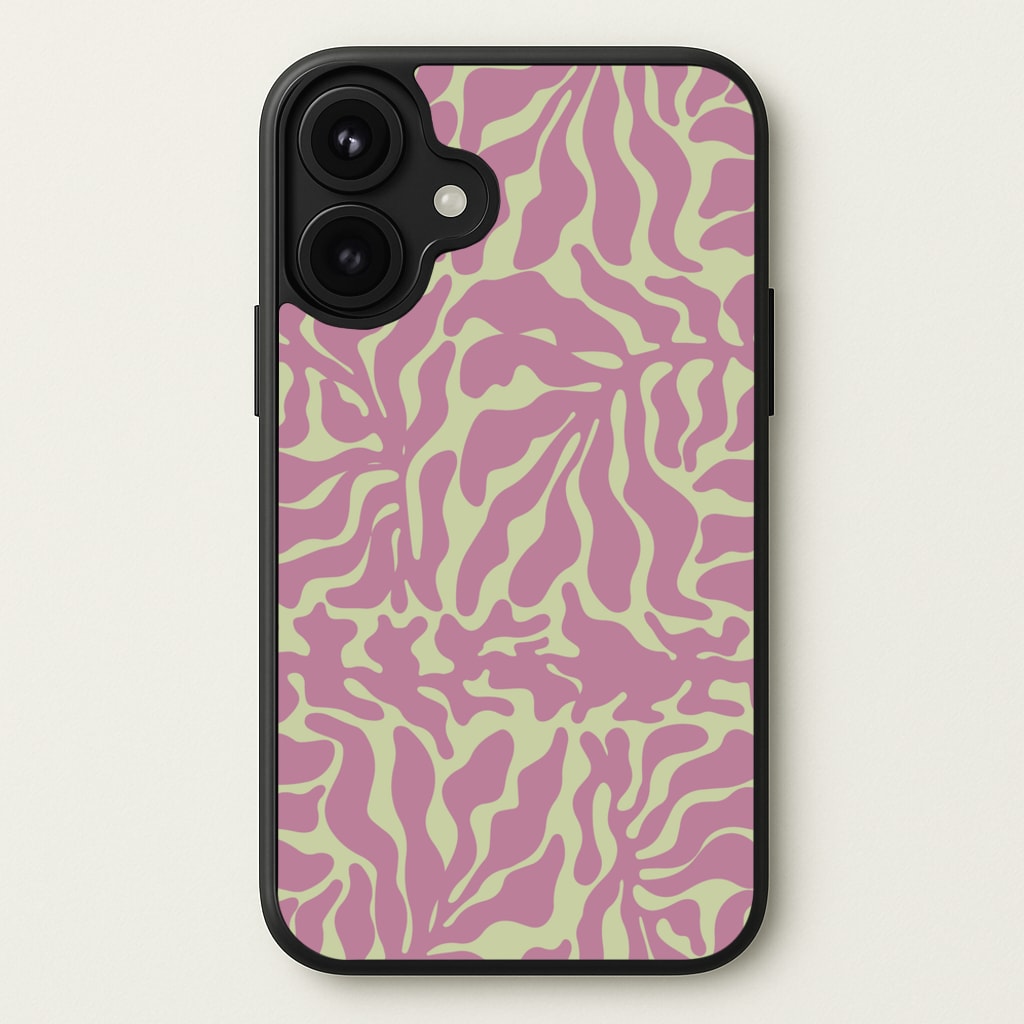 Pink Leaves - Foliage Phone Case for iPhone 17