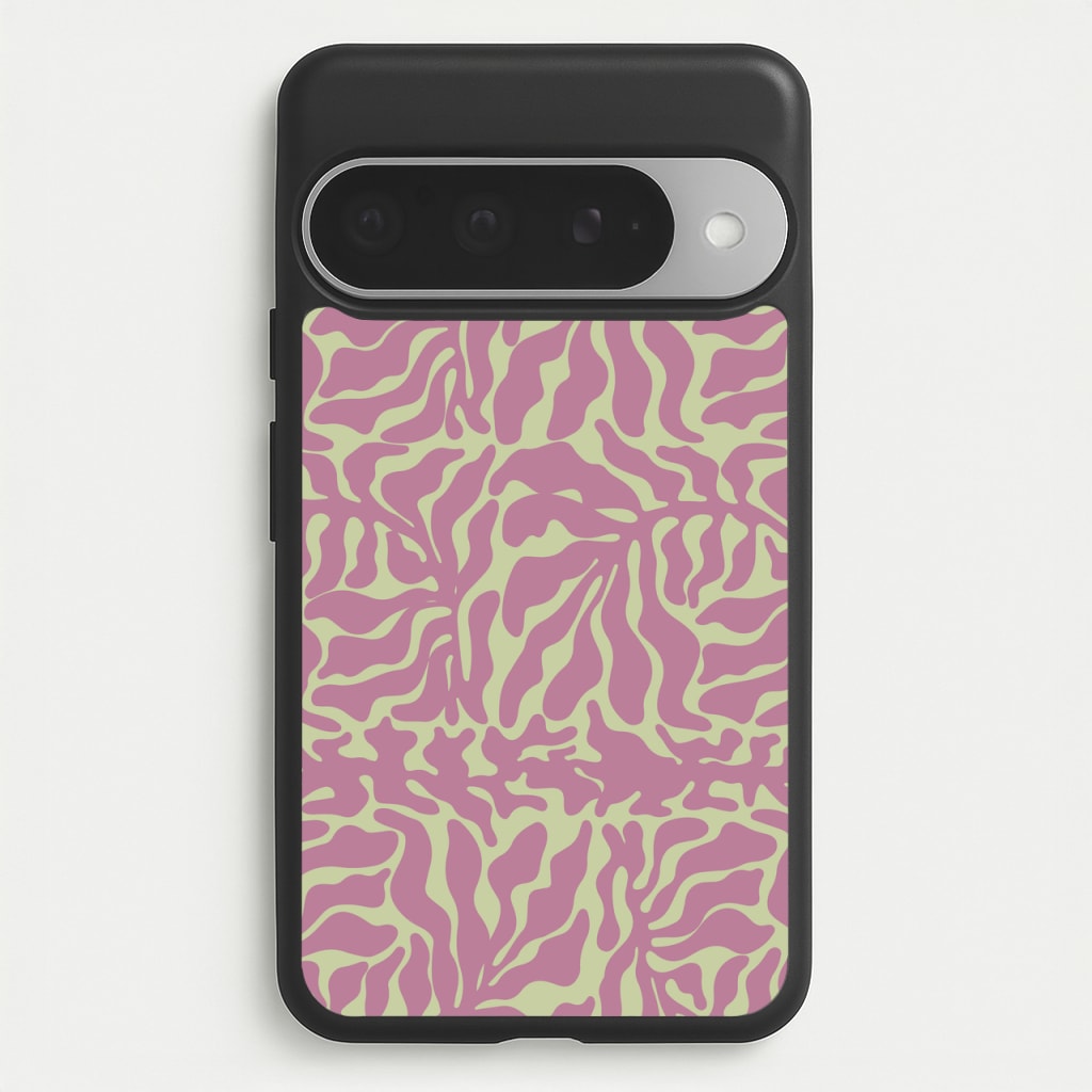 Pink Leaves - Foliage Phone Case for Google Pixel 10 Pro XL