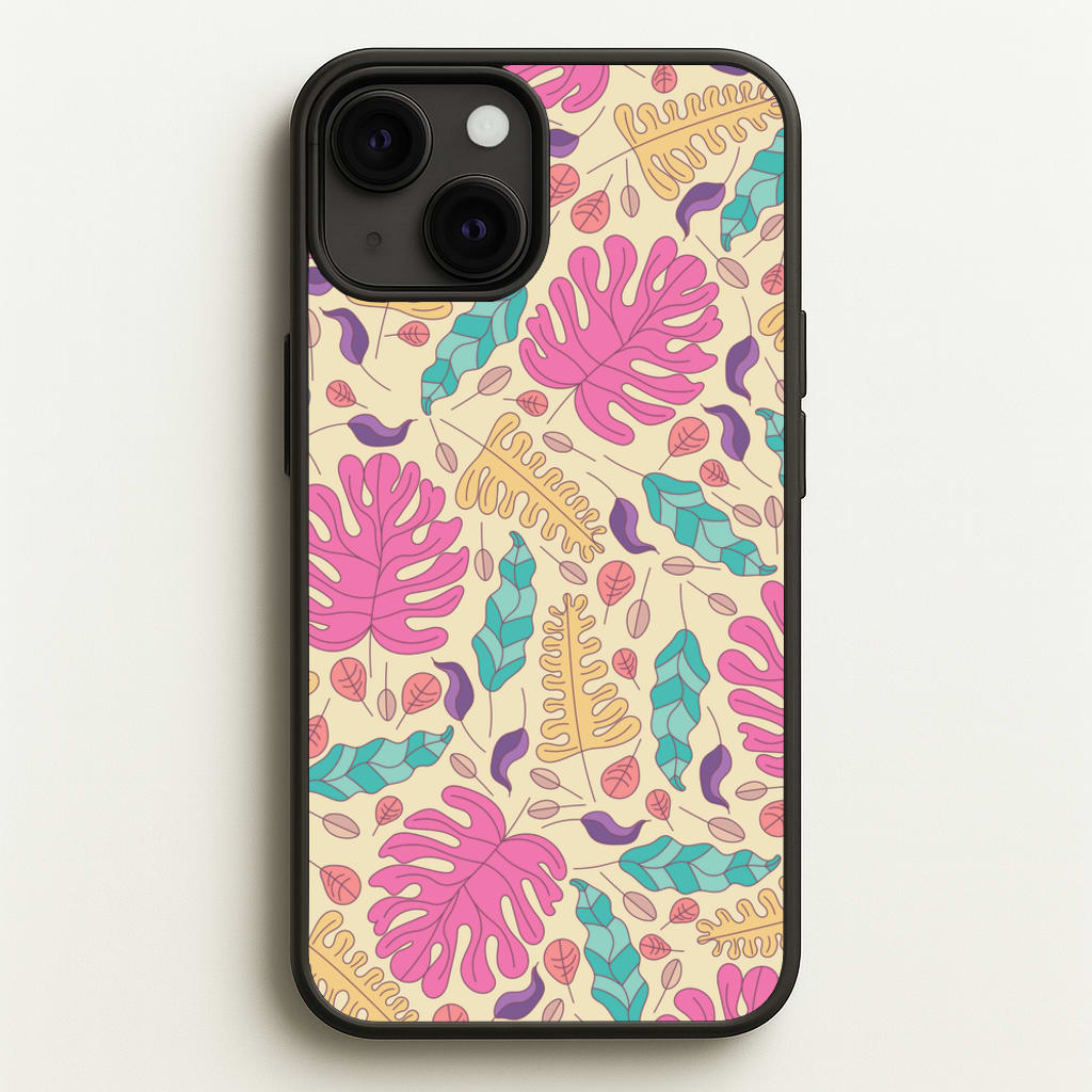 Multi Coloured Leaves - Foliage - Foliage Phone Case for iPhone 13