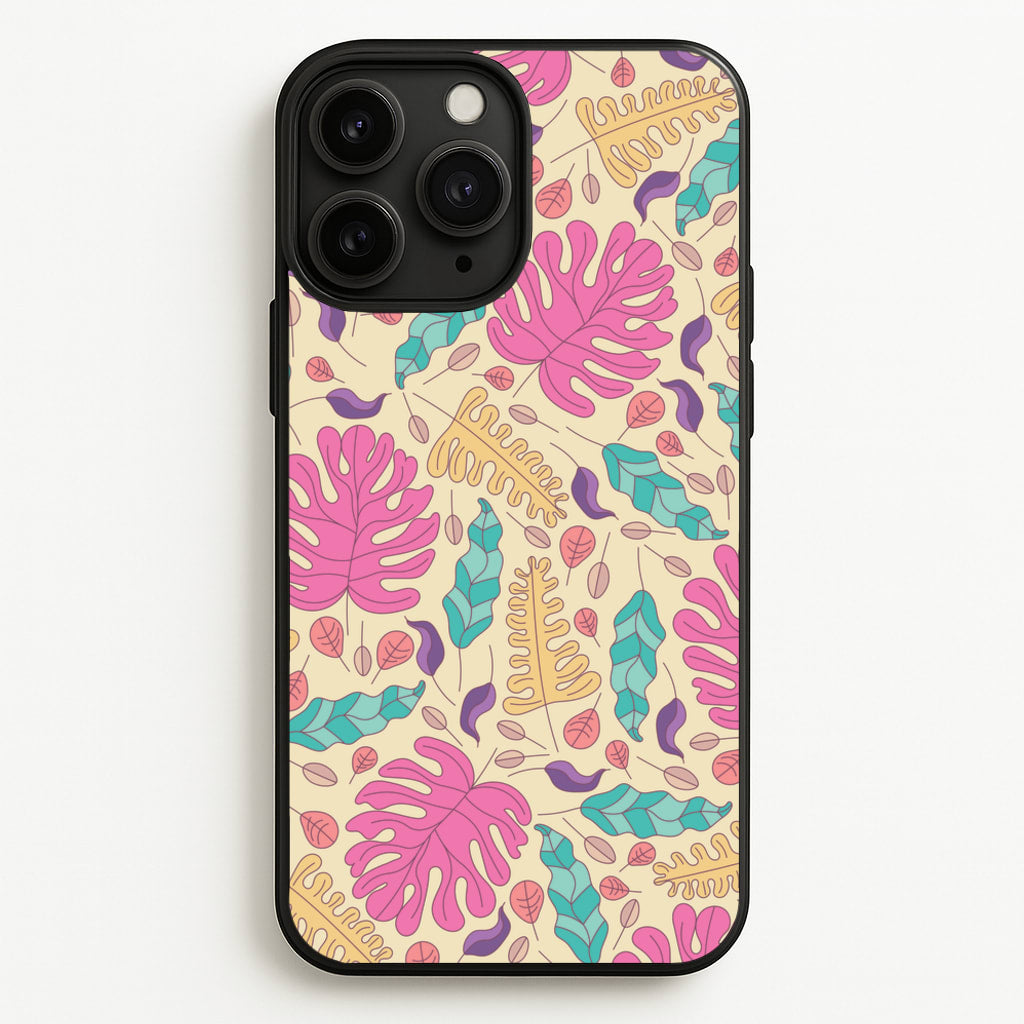 Multi Coloured Leaves - Foliage - Foliage Phone Case for iPhone 11 Pro