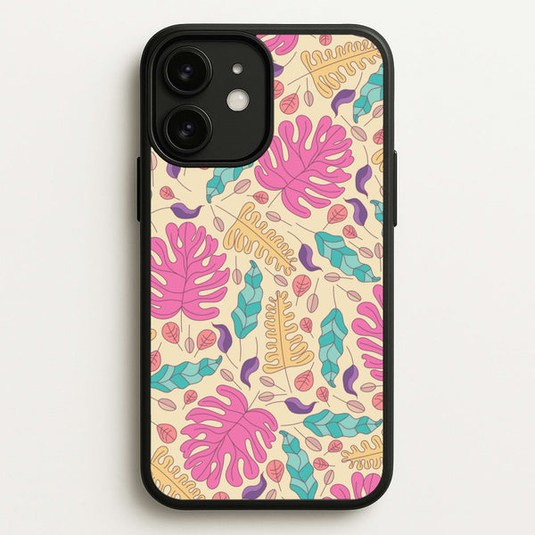 Multi Coloured Leaves - Foliage - Foliage Phone Case for iPhone 11